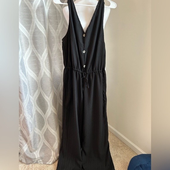 NWOT Black Textured Jumpsuit from SHEIN - Picture 3 of 5